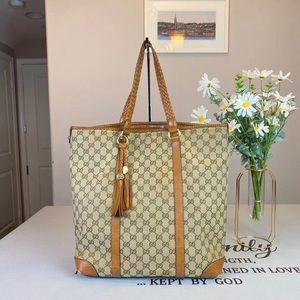 Gucci GG Logo Supreme Large Totes Handbag